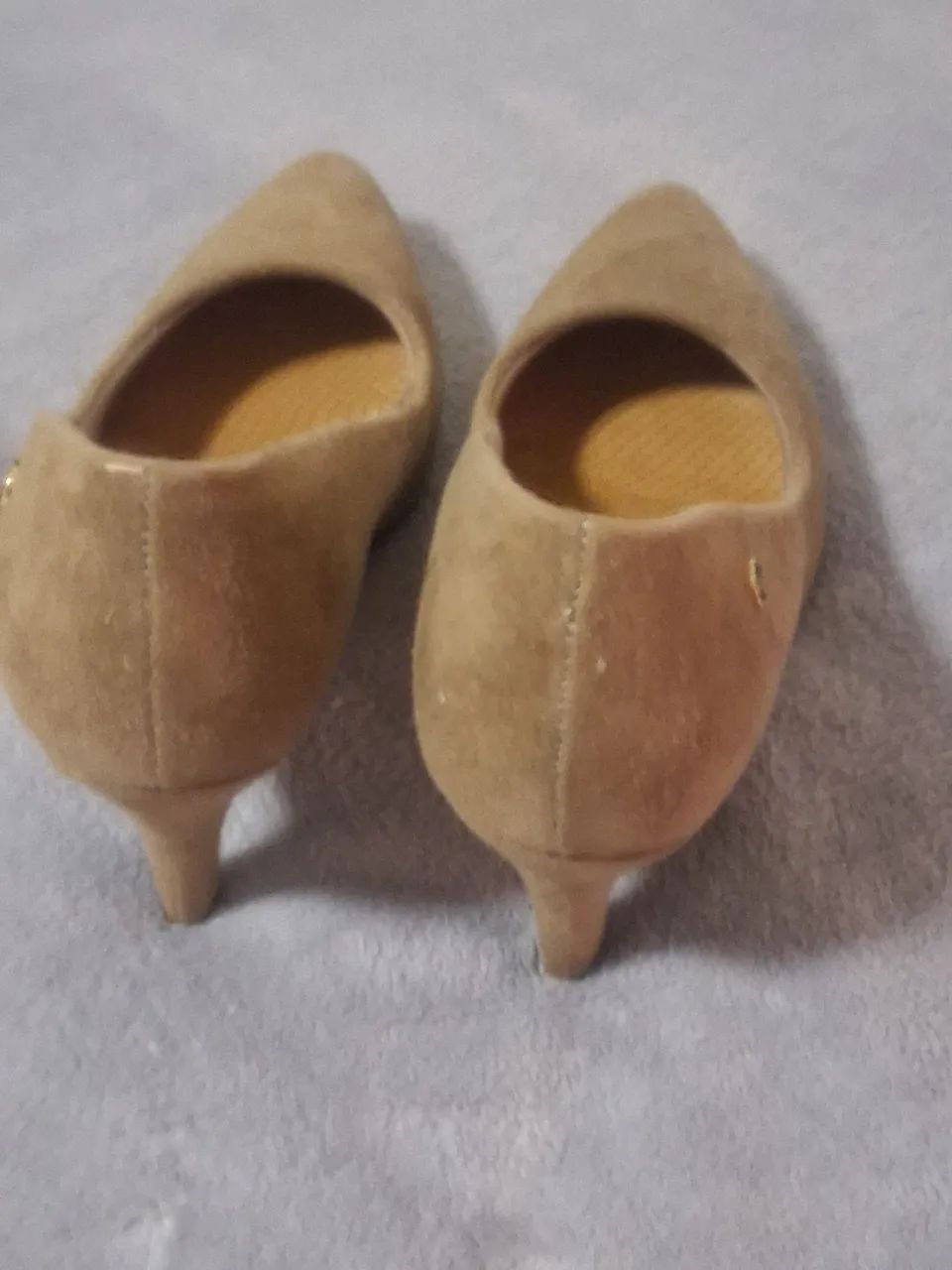 Sapatos scarpin bege - Foto 3