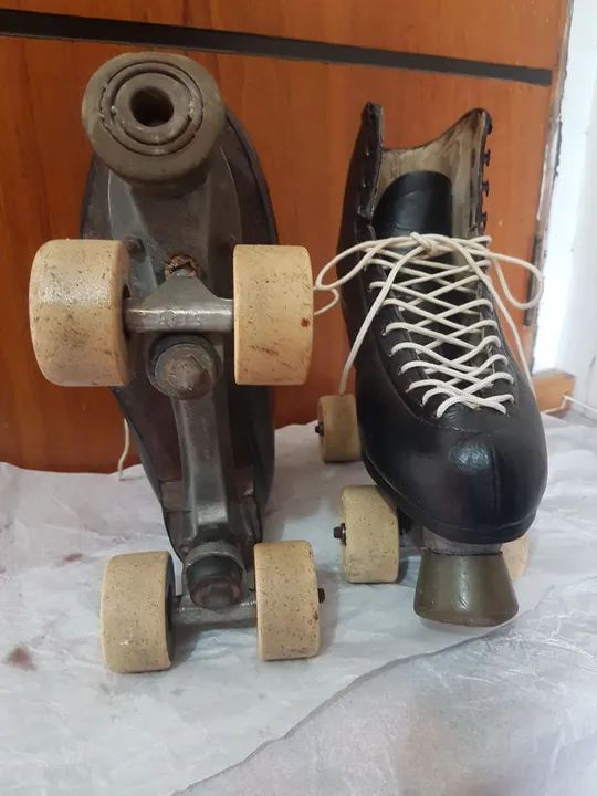 Patins Quad Roller Preto - Foto 5