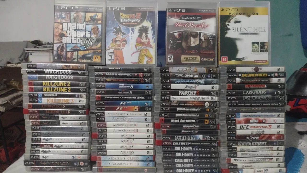 Coleção de Jogos PS3 Físicos Originais