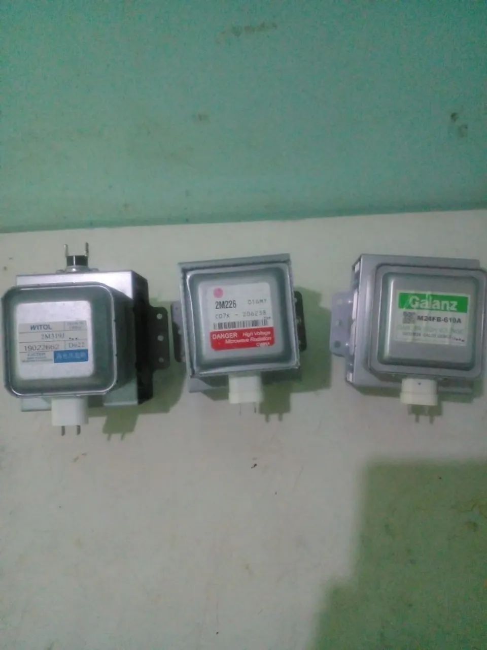 vendemos magnetron funcionando perfeitamente com  garantia 