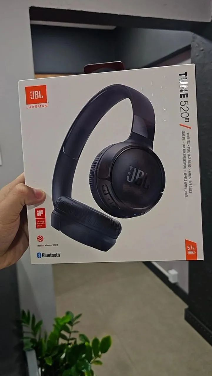 Fone de ouvido JBL TUNE 520BT