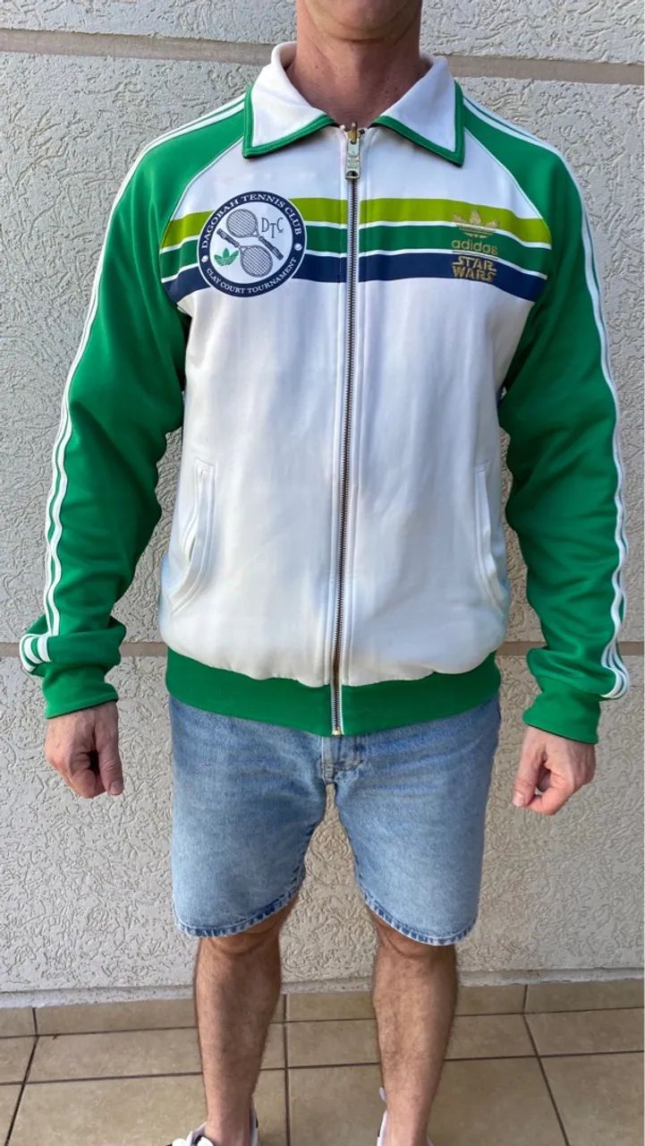 Jaqueta Adidas Star Wars Tênnis Dupla face sem uso linda 