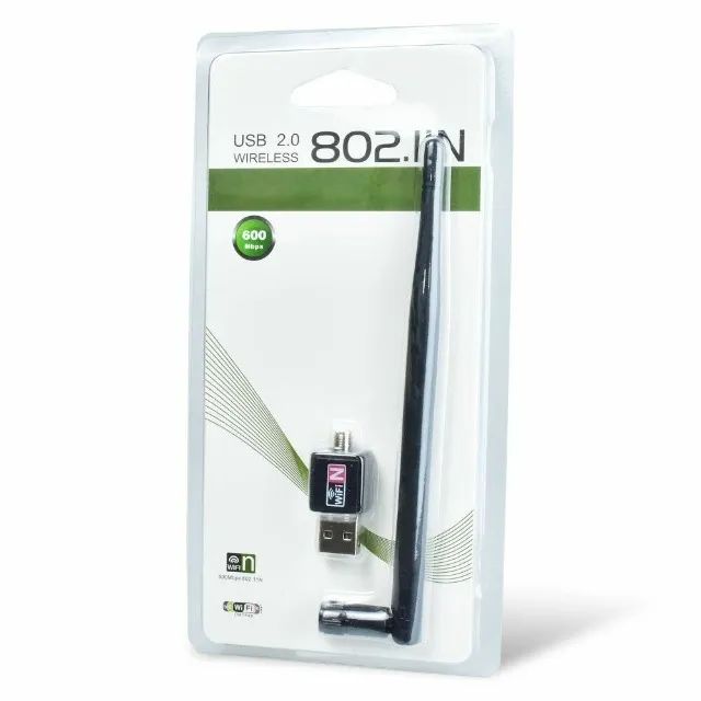 Adaptador Wi-Fi USB c/ Antena 150Mbps - WZetta  - Foto 2