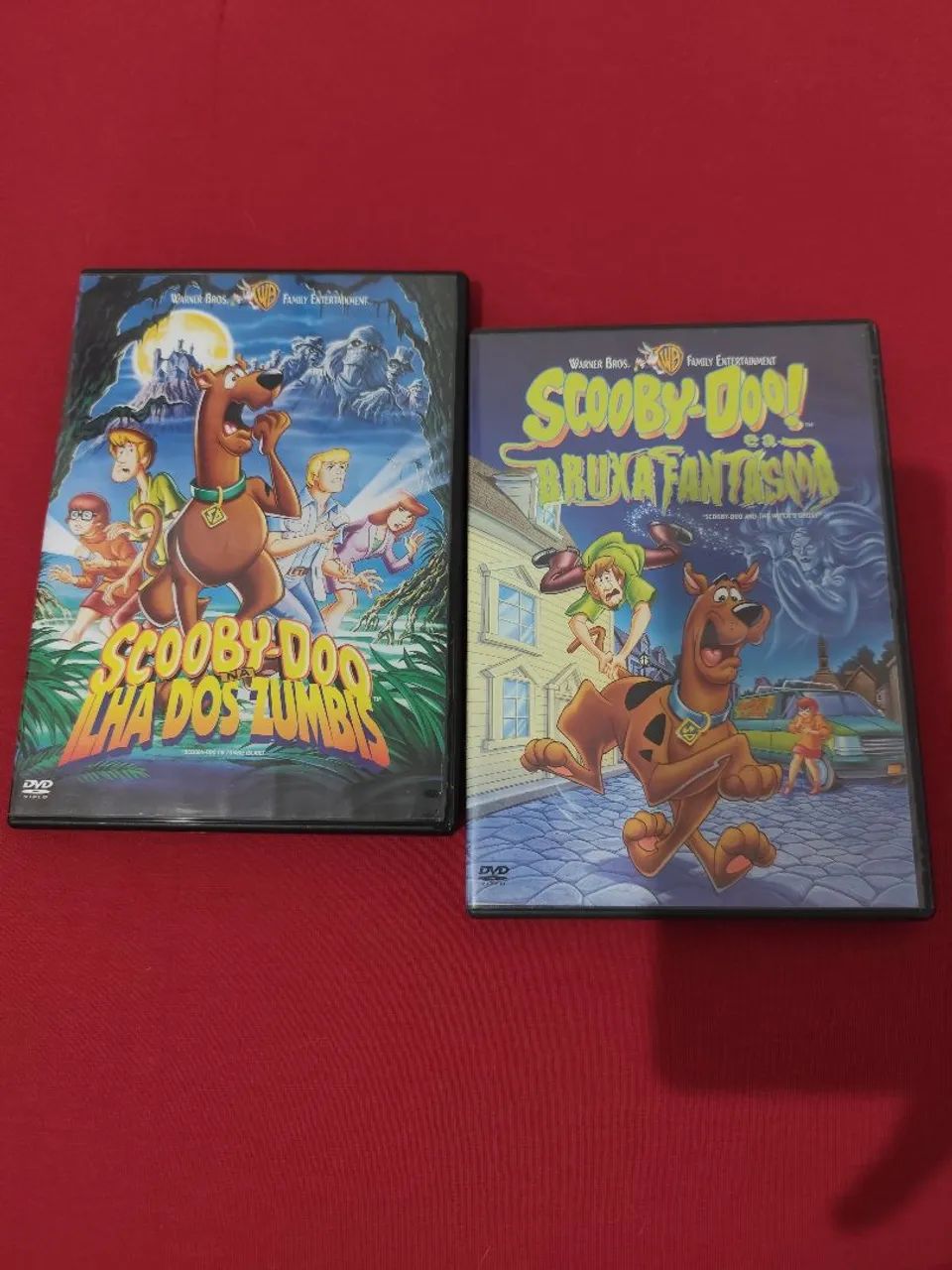 DVD Scooby-Doo na Ilha dos Zumbis e Scooby-Doo e a Bruxa Fantasma