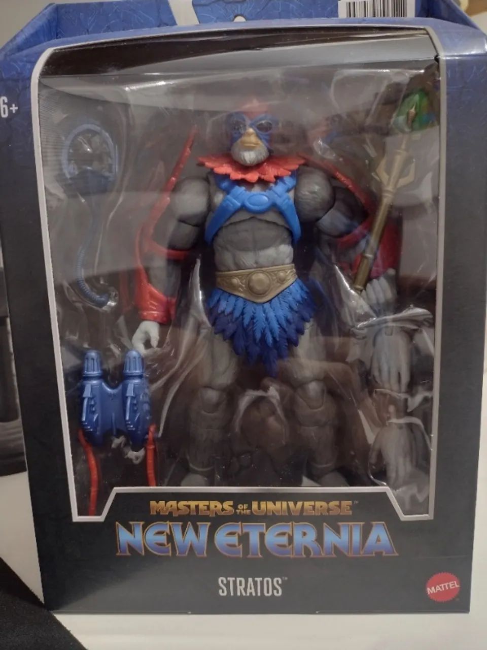 action figure - stratos - masters of the universe - masterverse - novo - lacrado 