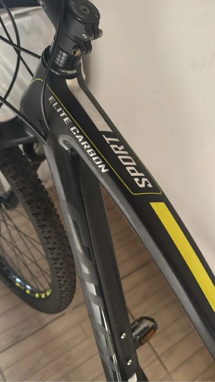 Caloi Elite Carbon Sport 2018 22V FDH Semi Nova - Caloi - Foto 4