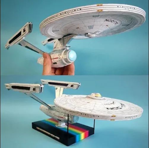Kit para Imprimir e Montar da Clássica Nave Enterprise (envio pelo zap)