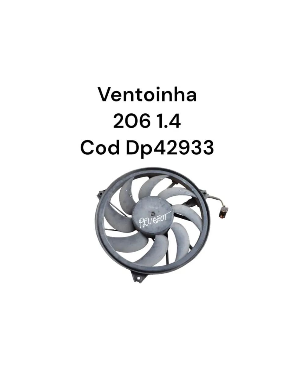 Ventoinha Peugeot 206 1.4 - DP42933