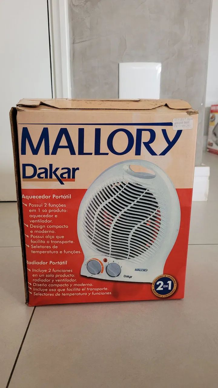 Aquecedor de ar Mallory Dakar