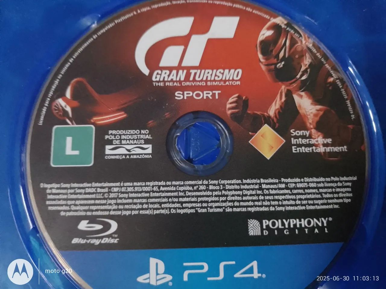 Playstation 4 Fat 1TB 1 jogo Gran Turismo Sport 2 Controles  - Foto 5
