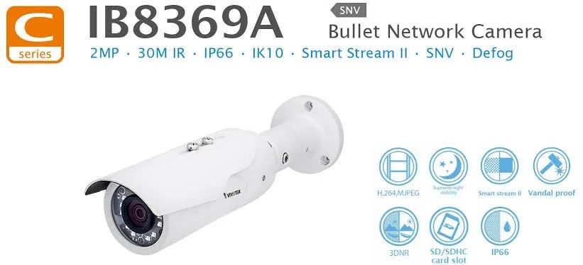 Câmera Bullet Ip Vivotek Fd 8369a, 2mp, 30m Ir, Ip66 !!! - Foto 2