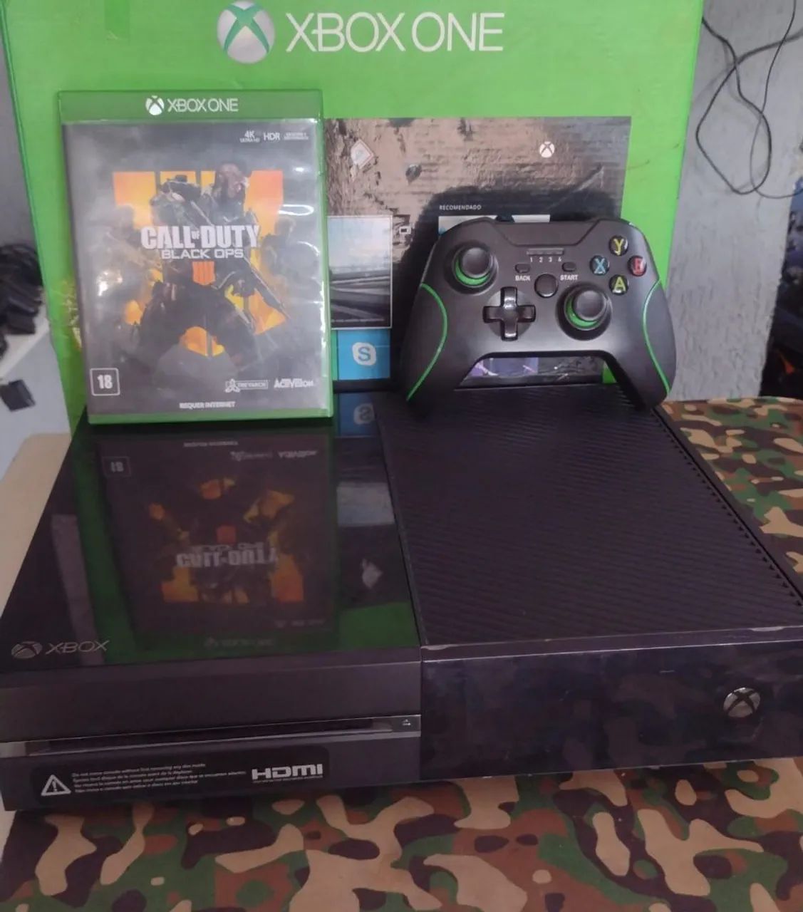 Xbox One com Jogo Call of Duty Black Ops 10 x no cartão,entrego