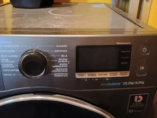 Lava e seca Samsung eco bubble 11kg - Foto 3