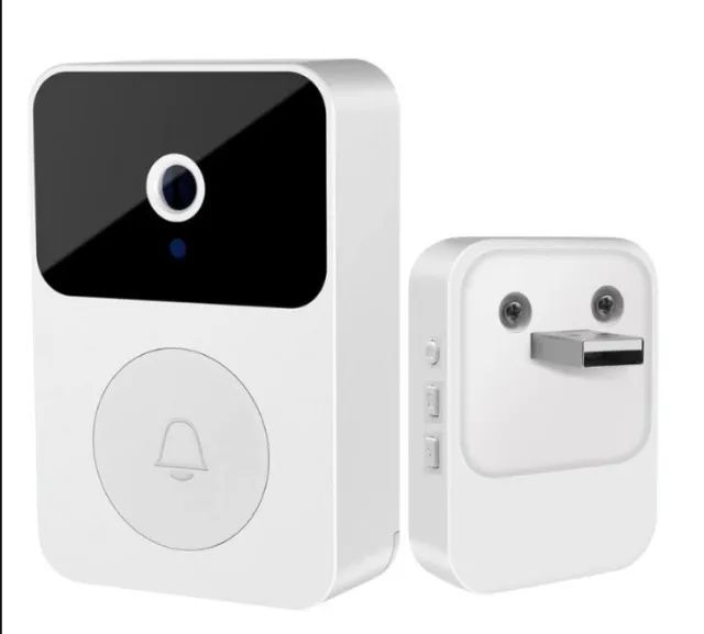 Campainha com câmera de vídeo porteiro sem fio wi-fi vê pelo celular - Foto 3