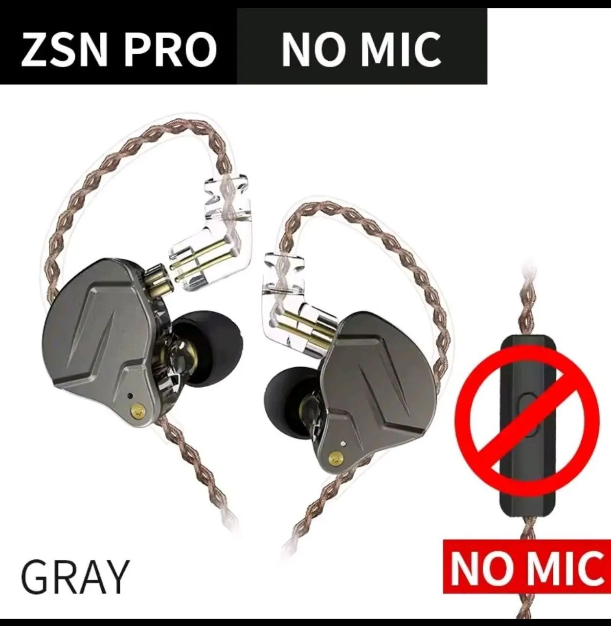 Fone de Ouvido KZ ZSN PRO - Som de Alta Qualidade - Foto 4