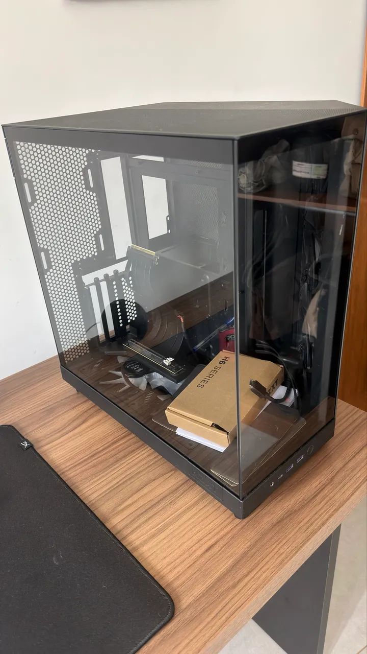 Gabinete h6 flow com suporte a Gpu vertical  - Foto 2