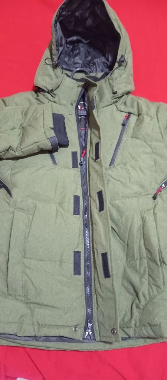 JAQUETA MASCULINA COM CAPUZ REMOVÍVEL - Foto 2