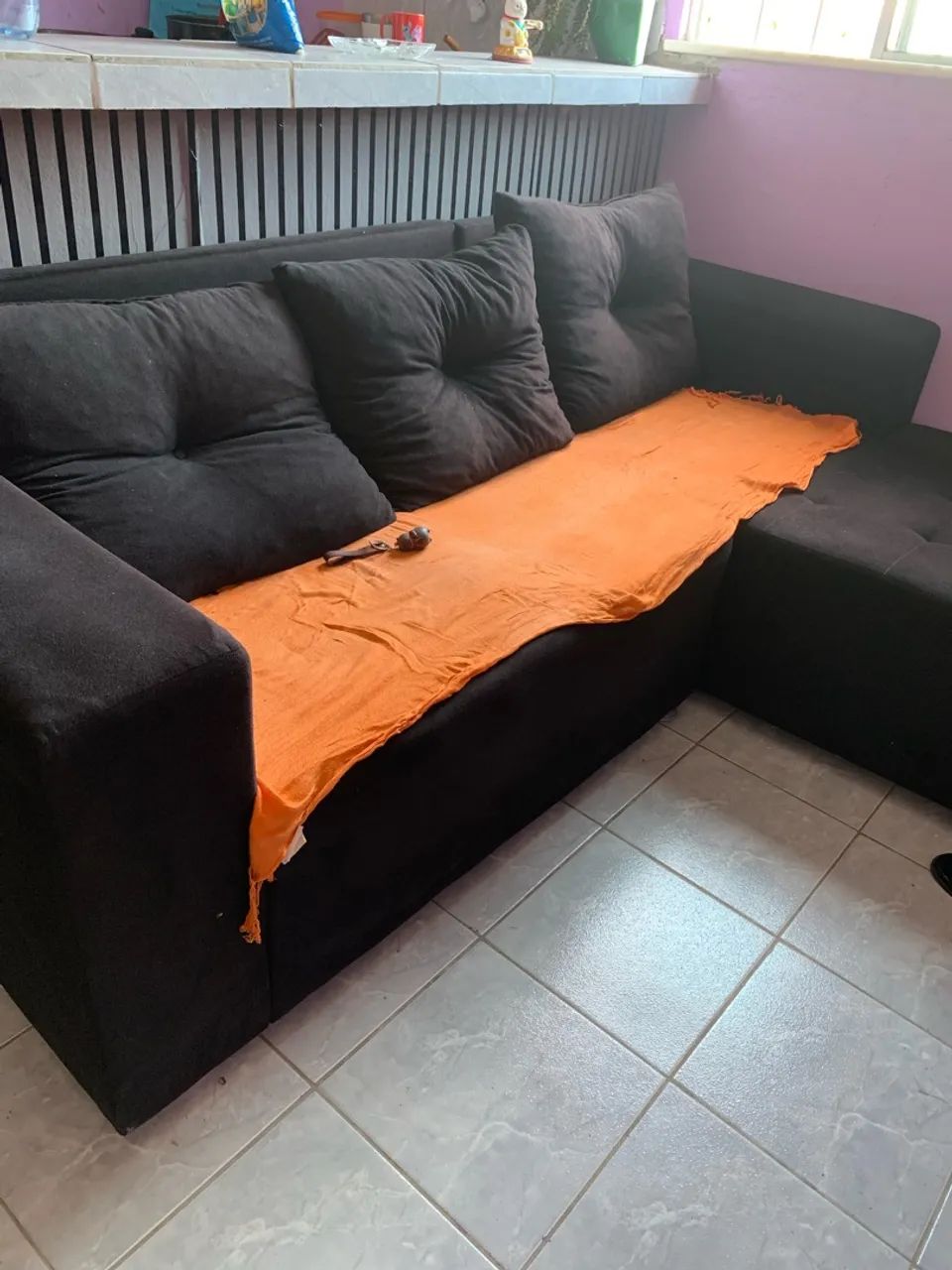 Sofá preto  - Foto 5