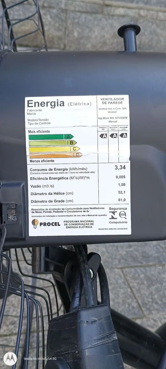 Ventilador ventisol de parede - Foto 3