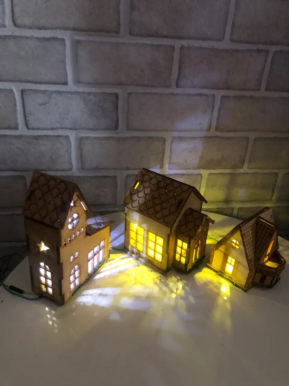 Casas maquete com iluminação  - Foto 5