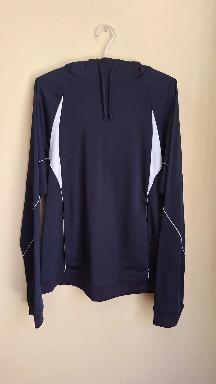 Blusão Com Capuz Canguru de Poliéster masculina GG - Foto 5