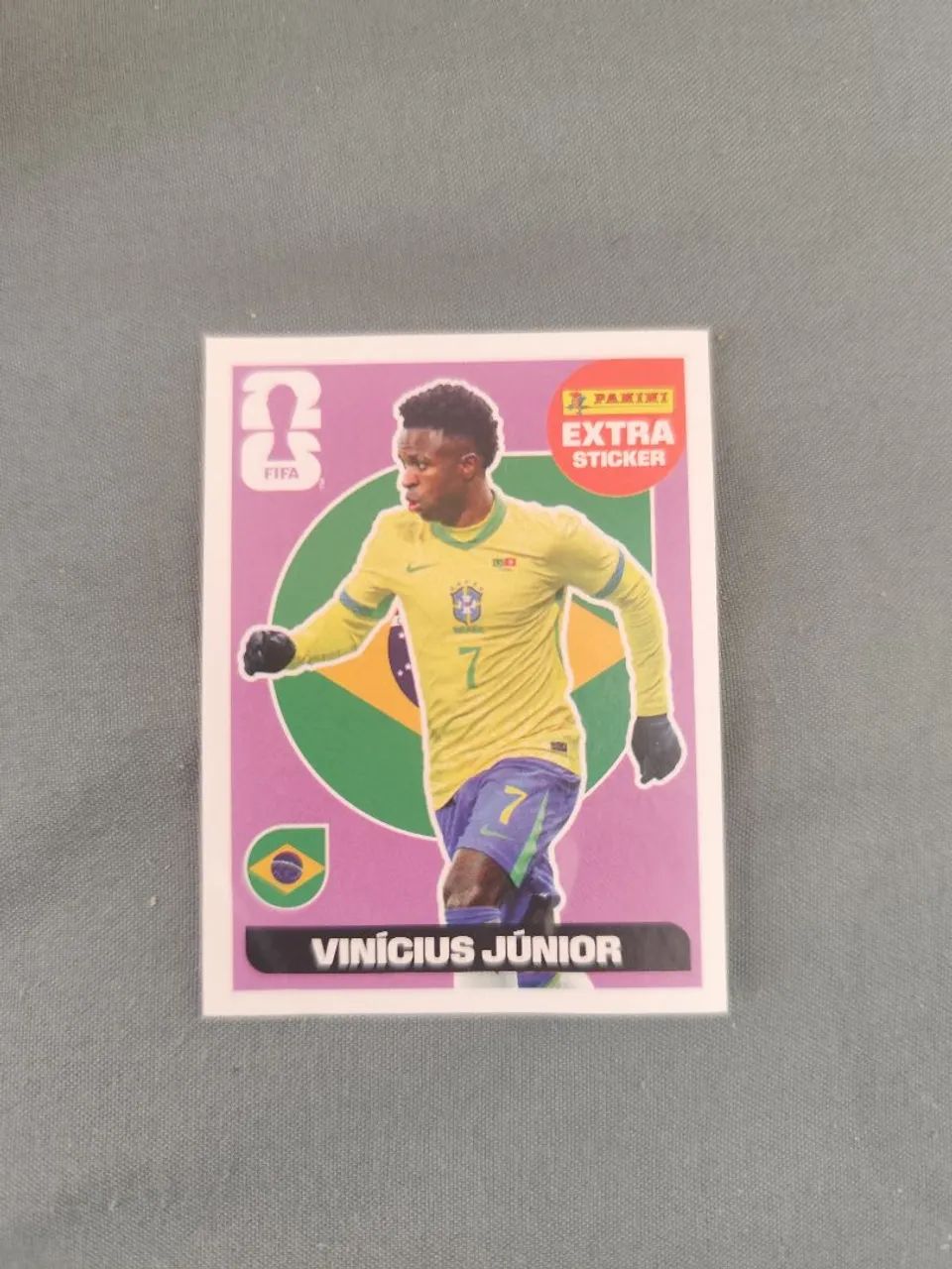 Figurinha Vini Jr bordo
