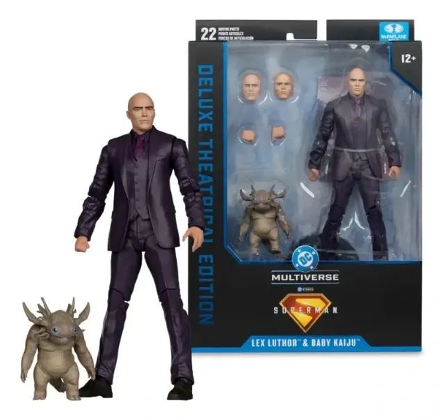 Mcfarlane Lex Luthor com kaiju bonecos colecionaveis - Foto 5