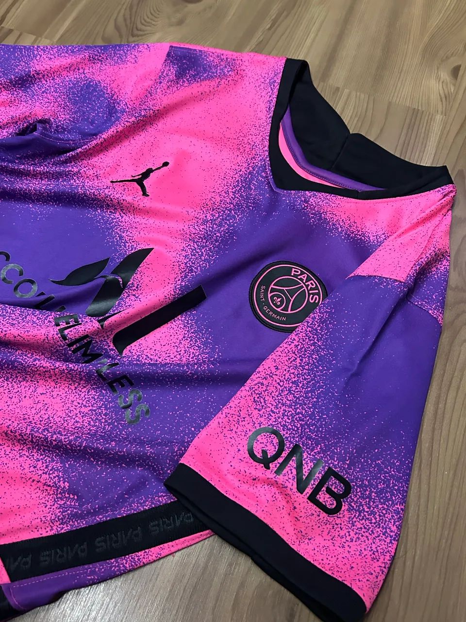 Blusa psg Jordan 2020/21 roxa e rosa - Foto 3