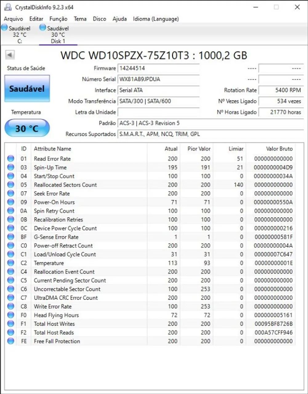 HD notebook 1 TB - Foto 2