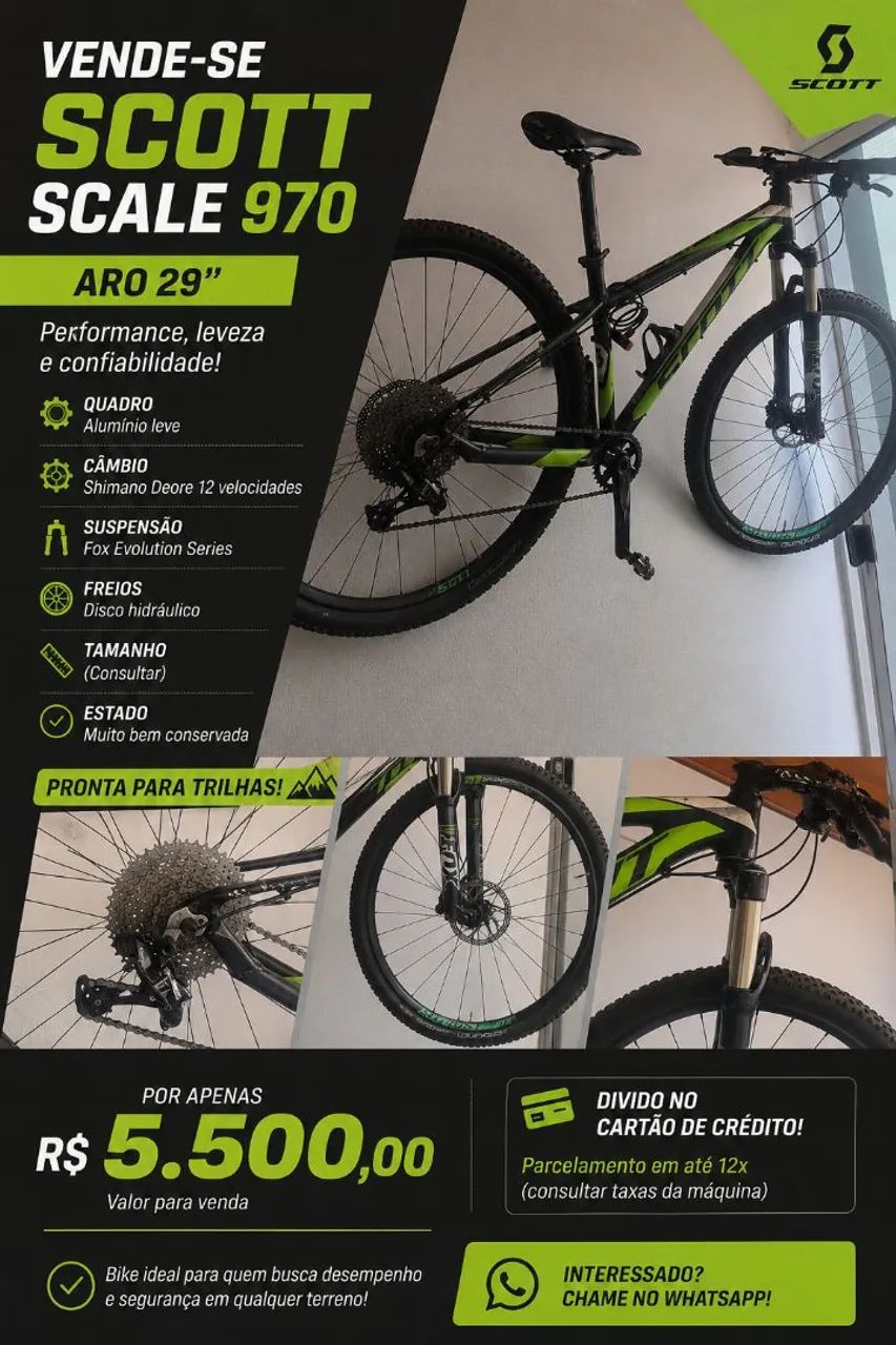Bike Scott Scalene S, aro 29