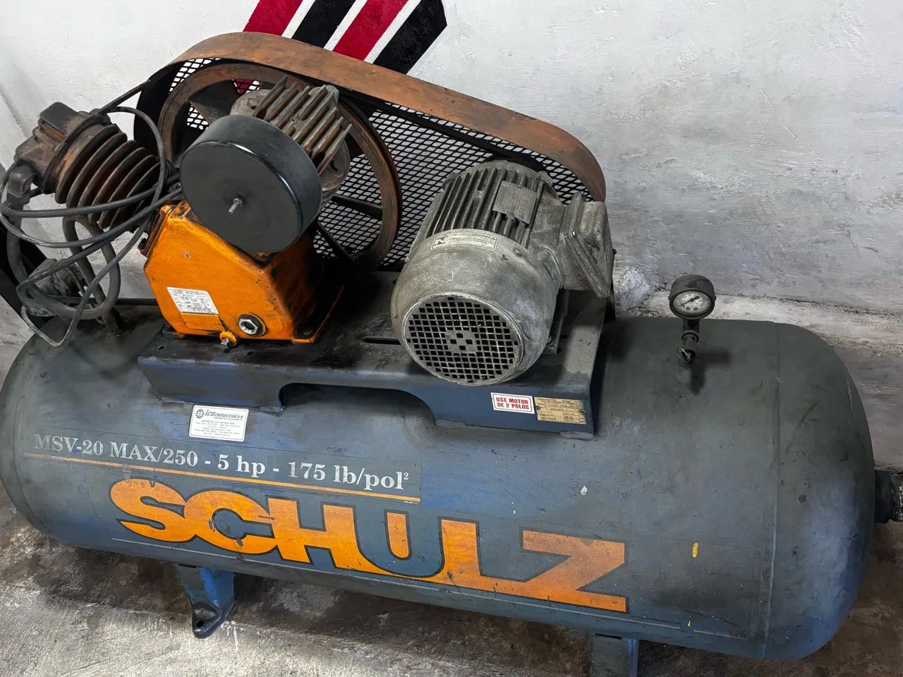 VENDE-SE COMPRESSOR SCHULZ MSV-20 MAX/250 - Foto 3