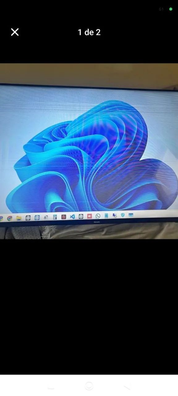 Tv Philips 50 polegada problema no cabo Flat