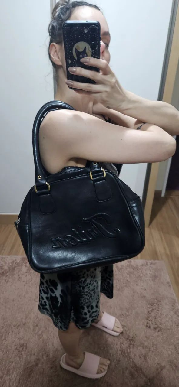 Vendo bolsa triton original toda em couro - Foto 2
