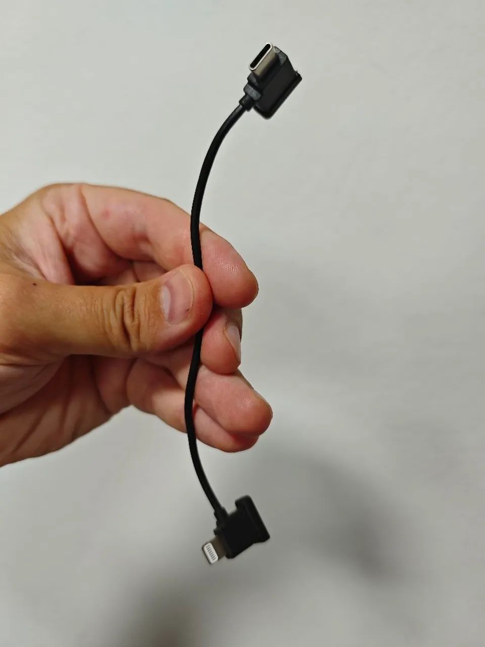 Cabo OTG para Controle Dji Tipo C para Lightiing 