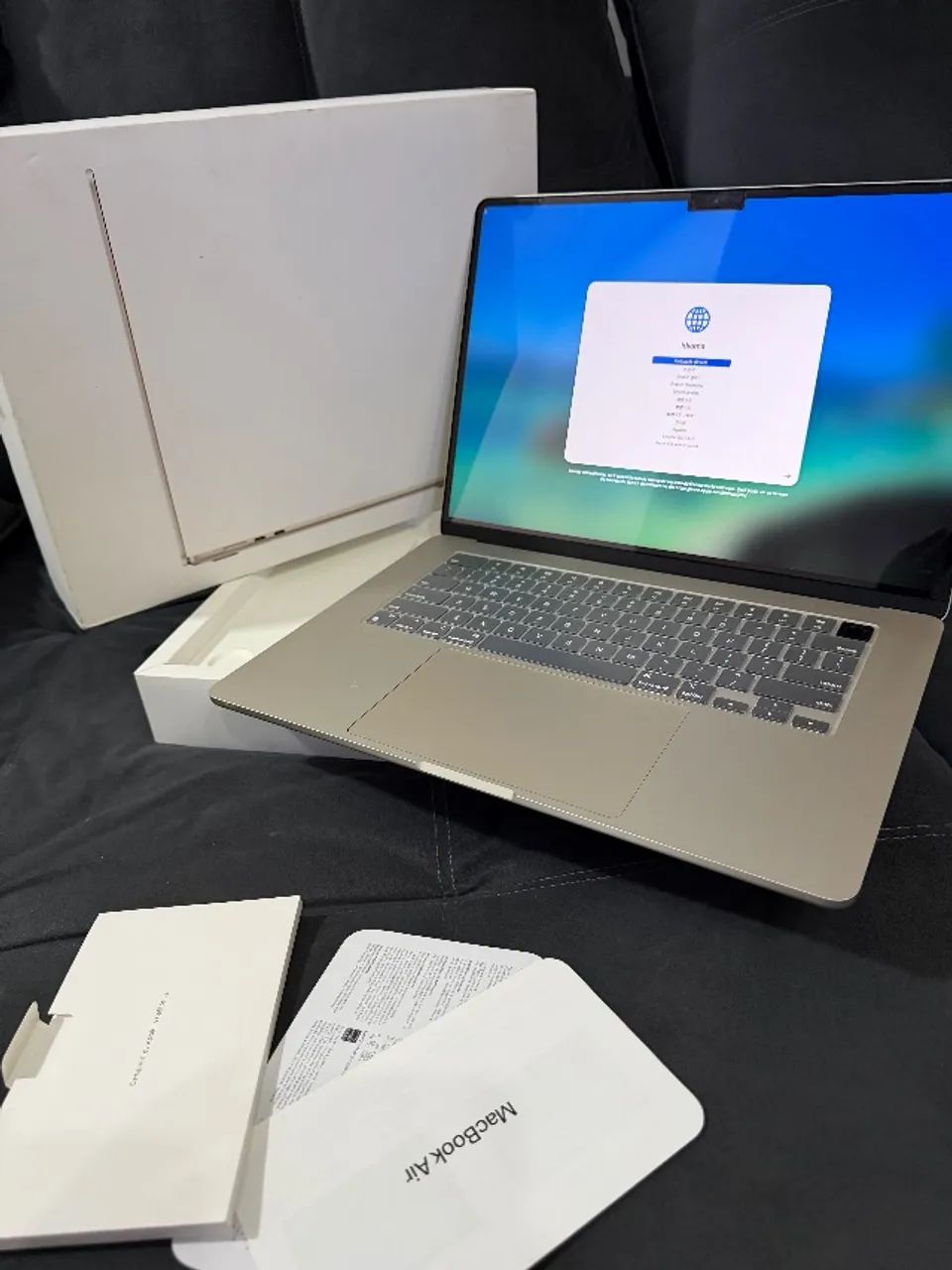 MacBook Air M2 Tela de 15 Polegadas | Bateria 96%?