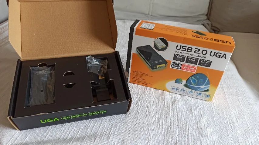 Adaptador De Vídeo Usb 2.0 X Vga Dvi Hdmi Multi Display Uga - Foto 3