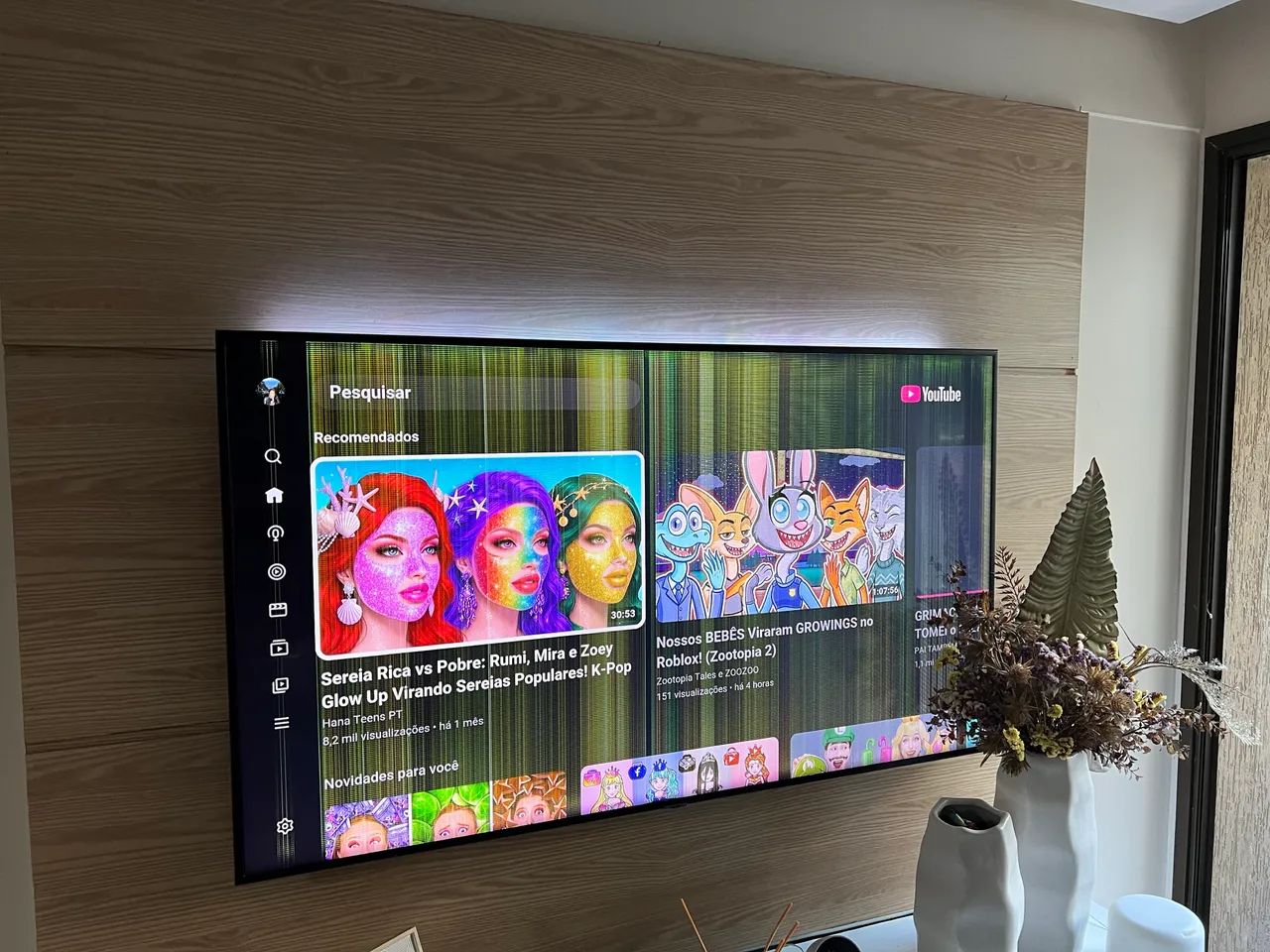 Tv Samsung 65 com defeito (linhas) - Foto 2