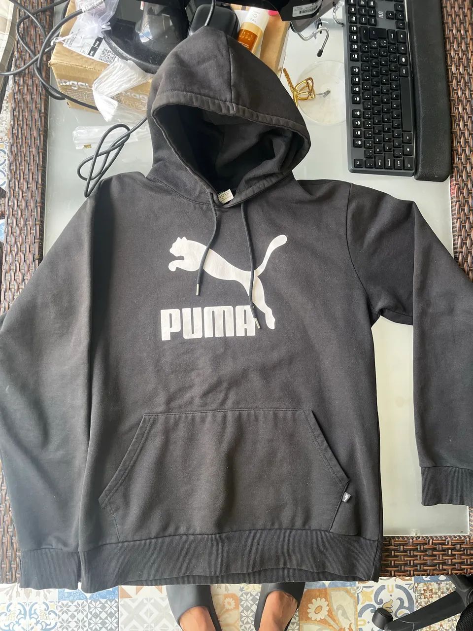 Moletom Puma Preto - Foto 2