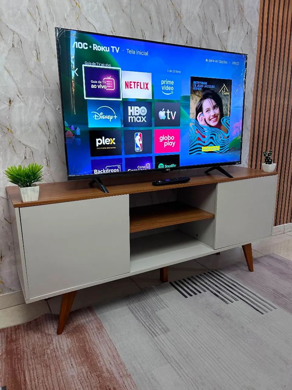 TV SMART AOC 43 POLEGADAS ROKU 