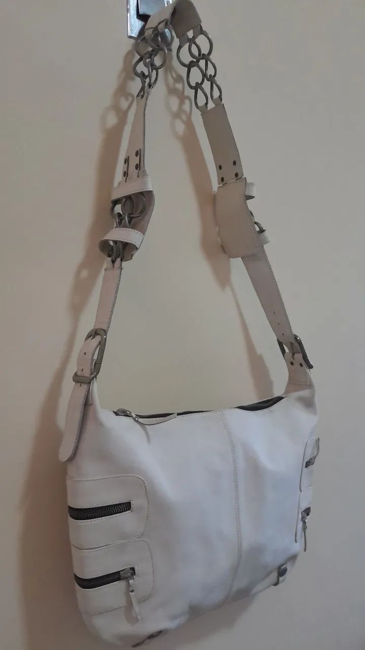 Bolsa Italiana-Couro. - Foto 2