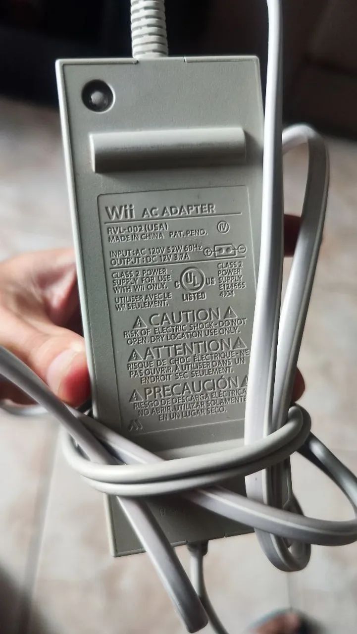 Fonte Nintendo Wii Original 127v - Foto 3