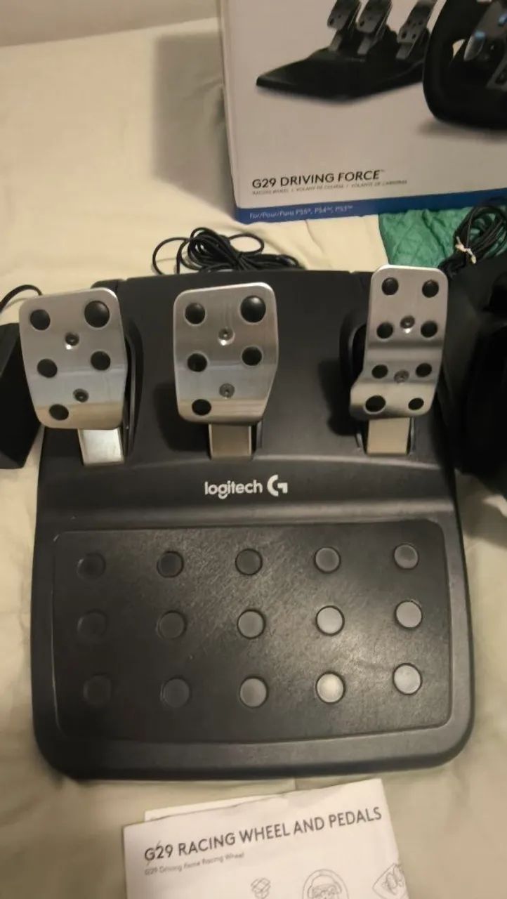 Volante Logitech G29 Ps4 e PS5 e Pc  - Foto 5