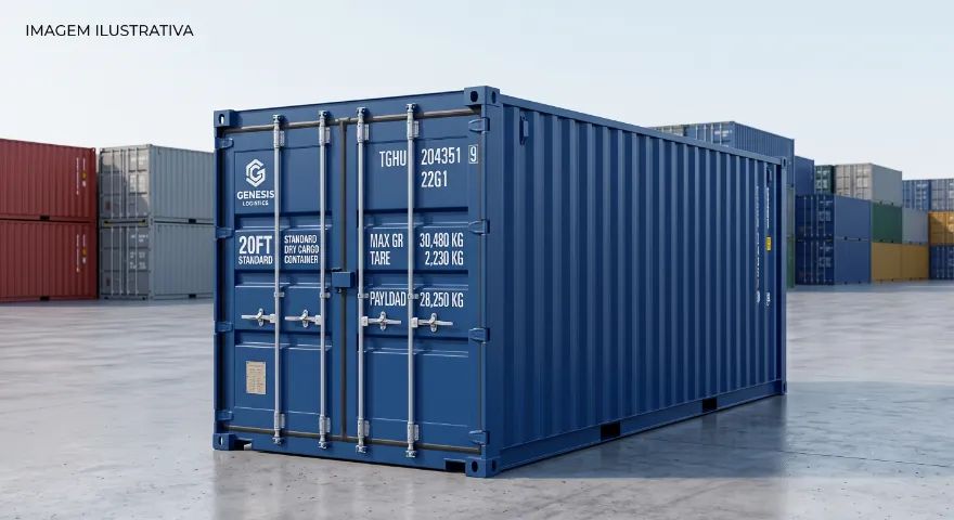 CONTAINER DRY 6 METROS - 20 PÉS