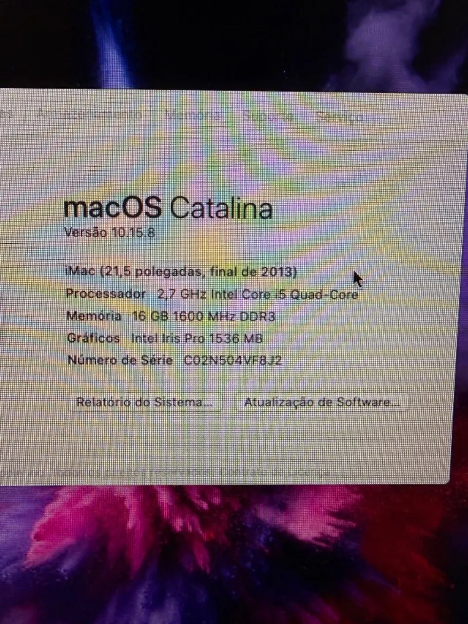 iMac 21,5" Apple - Final de 2013 | Intel Core i5 | 16 GB RAM - Foto 4
