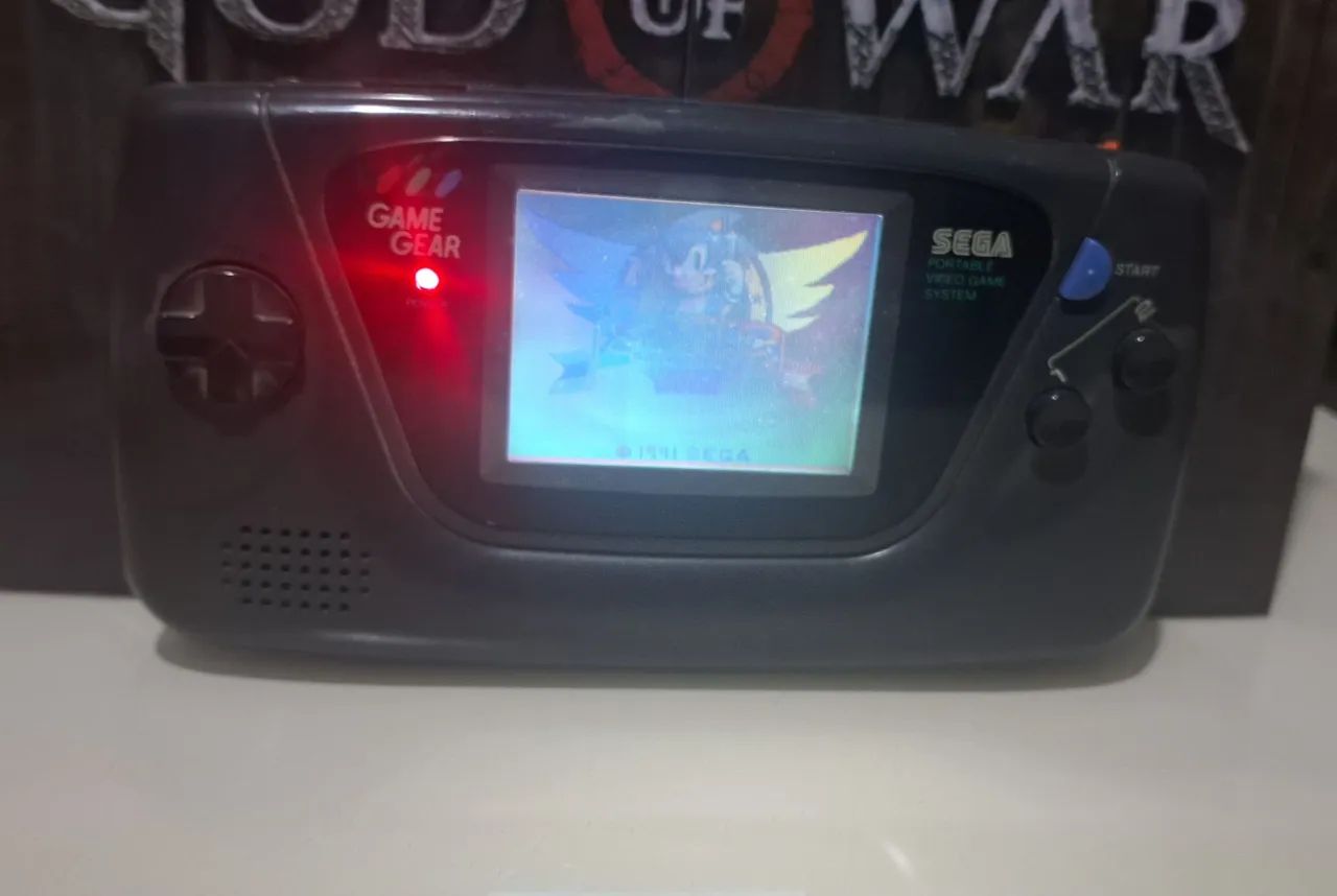 Game Gear Funcionando Com Jogo do Sonic - Foto 3