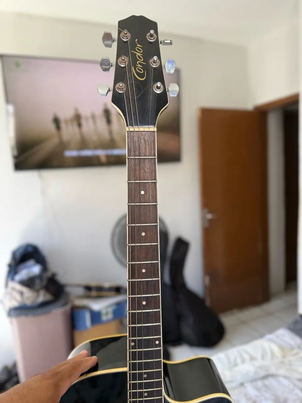 ? VIOLÃO CONDOR SD10CE-BK ELETROACÚSTICO - PRETO - Foto 3