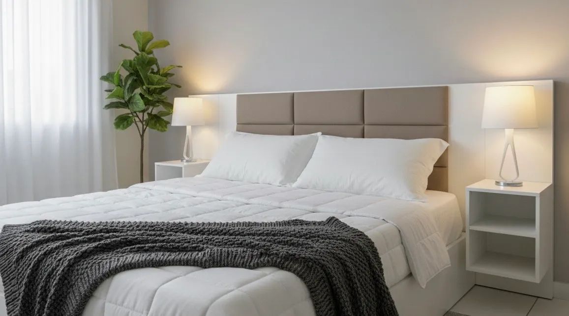 Cabeceira com criados - Foto 2