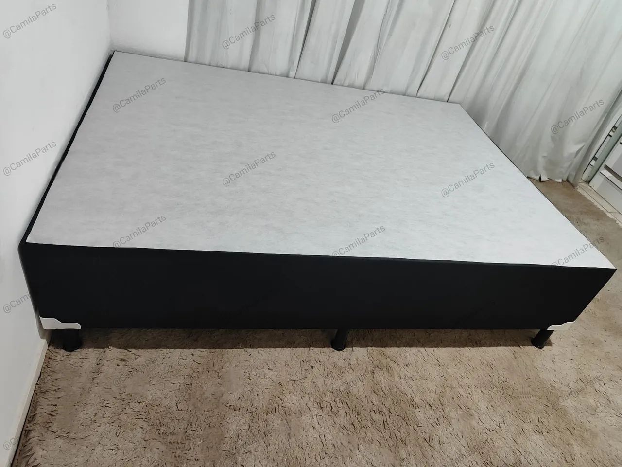 Base Cama Box Casal NOVO 7 Pés  - Foto 5