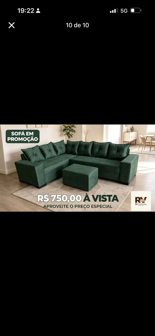 Sofá em promoção  - Foto 2