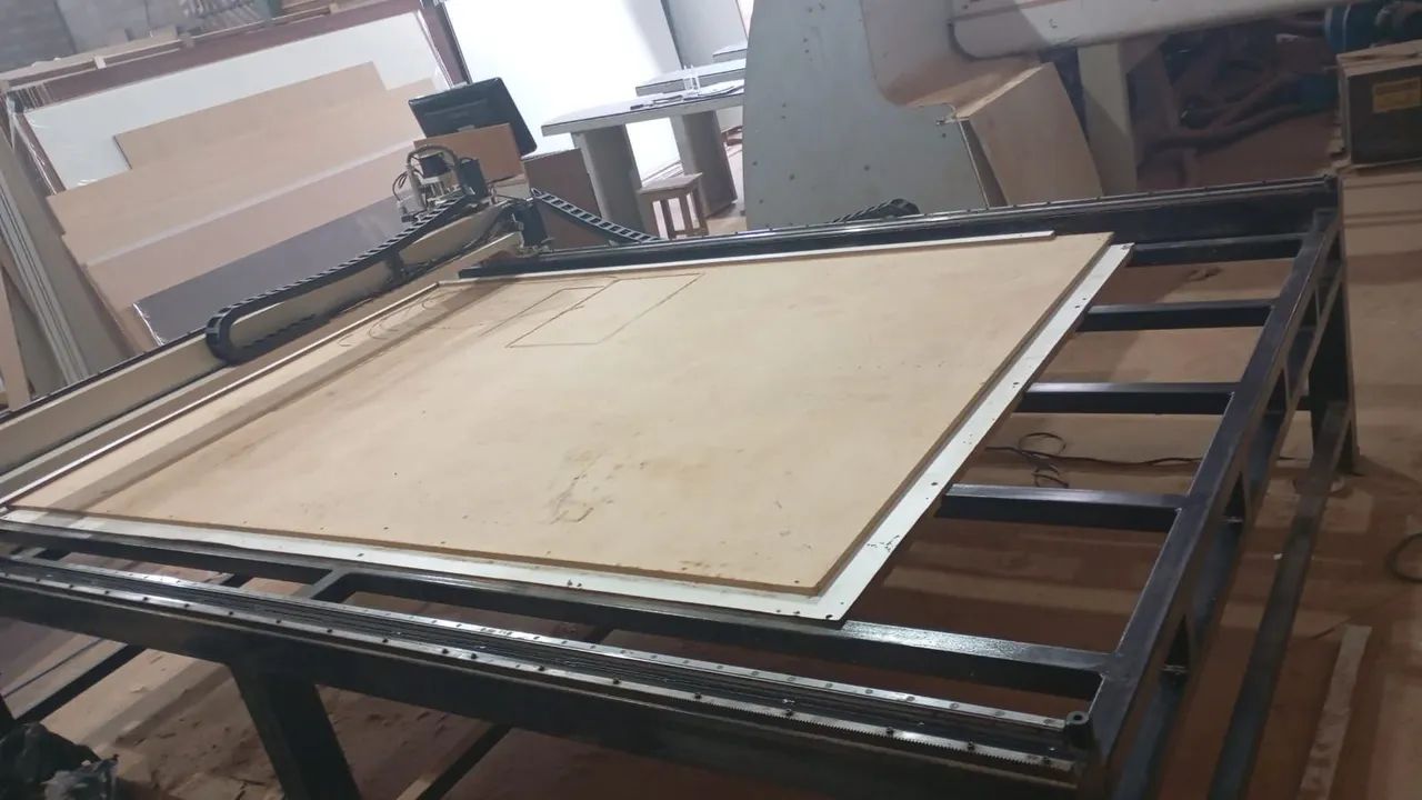 Router cnc, 2 spindler, mesa 3x2 pega chapa inteira - Foto 2